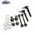 Tom 10pcs Sway Bar Link Ball Joint Tie Rod Suspension Kit Fits 1999-2005 For Ford Excursion F-250 Super Duty F-350 Ssuper