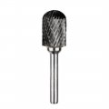 Uxcell Double Cut Tungsten Carbide Rotary File 5 8 Head 6mm Shank Cylinder Ball Shaped