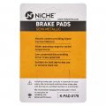Niche Brake Pad Set For Suzuki Gsxr600 Gsxr1000 Hayabusa 59100-29840 69101-44810 Front Rear Semi-metallic