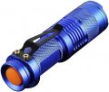 Pack Of 5 Pocketman 7w 300lm Sk-68 3 Modes Mini Q5 Led Flashlight Torch Tactical Lamp