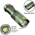 Pack Of 5 Pocketman 7w 300lm Sk-68 3 Modes Mini Q5 Led Flashlight Torch Tactical Lamp