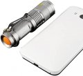 Pack Of 5 Pocketman 7w 300lm Sk-68 3 Modes Mini Q5 Led Flashlight Torch Tactical Lamp
