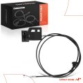 A-premium Front Hood Latch Release Cable With Handle Compatible Nissan Altima 2008-2013 Maxima 2009-2014 77 Inch Replace