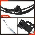 A-premium Front Hood Latch Release Cable With Handle Compatible Nissan Altima 2008-2013 Maxima 2009-2014 77 Inch Replace