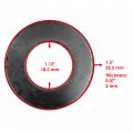 Caltric Front Axel Nut With Washer And Pin Compatible Suzuki Lt-a500xp 2009 Lt-a750xpz