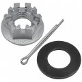 Caltric Front Axel Nut With Washer And Pin Compatible Suzuki Lt-a500xp 2009 Lt-a750xpz