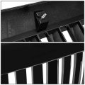 Compatible With Dodge Ram 1500 2500 3500 Abs Plastic Vertical Front Grille Black 2nd Gen Br Be
