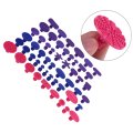 52pcs Dent Puller Tabs Car Repair Set For Paintless Pulling With Slide Hammer Automobile Motorcycle Etc