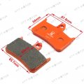 Httmt Carbon Ceramic Brake Pads Compatible With Cb900f 919 Rvf750r Rc45 Cb1000r Abs
