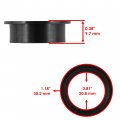 Caltric Rear Suspension Shock Absorber Bushings For Arctic Cat 700 S 4x4 Trv Efi 2010