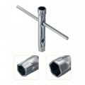 Uxcell 8-10mm Ignition Spark Plug Spanner Dual-ended Wrench Hex Socket 2 Pcs