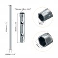 Uxcell 8-10mm Ignition Spark Plug Spanner Dual-ended Wrench Hex Socket 2 Pcs
