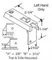 White Tilt Window Latch For Better Bilt Left Hand Only