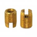 Self Tapping Threaded Inserts 15pcs Inner M2 5-0 45 Outer M4 5x6 Carbon Steel Slotted Thread Repair Nuts