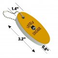 Graphics More Loyola University Chicago Ramblers Floating Keychain Oval Foam Fishing Boat Buoy Key Float