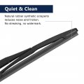 X Autohaux Car Rear Windshield Wiper Blade Arm Set Black 310mm 12 Inch For Toyota Rav4 2010 2011 2012 2013