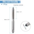 Hand Bottom Tap 1 4-20 Unc 2b Thread Bottoming Style Threading Taps High Speed Steel Hss6542 Straight Flutes Screw Tapping Tool