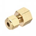 Uxcell Compression Tube Fitting G3 8 Female Thread X 6mm Od Straight Coupling Adapter Brass