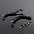 G-plus Silicone Radiator Hose Pipe Kit Clamps Compatible With 2003-2007 Honda Accord Cm 2 4l L4 K24a Black