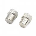1 Pair 3 8 Female Thread Zinc Alloy Positive Negative Battery Post Terminal Adapters Replacement For Car