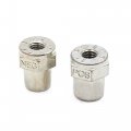 Uxcell 1 Pair 3 8 Female Thread Zinc Alloy Positive Negative Battery Post Terminal Adapters Replacement For Car