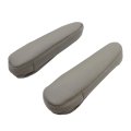 Center Console Seat Armrest Cover For Toyota Sequoia 2001 2007 Gray Synthetic Leather Replacement 2 Piece Set 