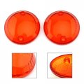 Three T Fsfy Turn Signal Light Lens Cover Amber Indicator Covers Replacement Bezels For Suzuki Cruisers Intruder Marauder Gz250