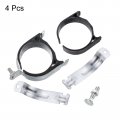 Uxcell Rubber Cushion Strut Clamp 4pcs 3 Cushioned Rigid Steel Pipe For Mounting Pex Tubing To Channels