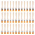 Uxcell 36pcs 6 Paint Brush 1 Width Soft Nylon Bristle With Wood Handle For Wall Cabinets Fences