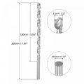 Uxcell 6542 High Speed Steel Straight Shank Twist Extra Long Drill Bit Uncoated 8 2mm Diameter 200mm Length