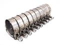 10x Premium 304 Stainless Steel T-bolt Turbo Silicone Hose Clamp 1 75 45-50mm 