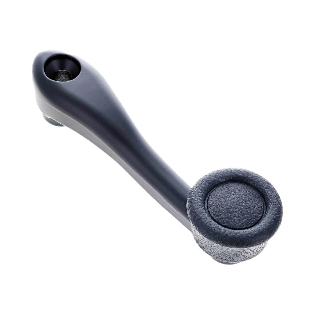 Window Crank Handle For Peterbilt 379 2002 2003 2004 2005 Metal Black Bolt On Shaft Attachment 115 Millimeters Arm Length