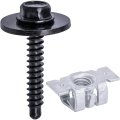 Rexka 20 Sets M4 2x1 41x25 Multi-purpose Bolt U Nuts 11609952 11547421 For Gm Chevy Hummer Buick Cadillac Saturn Gmc 