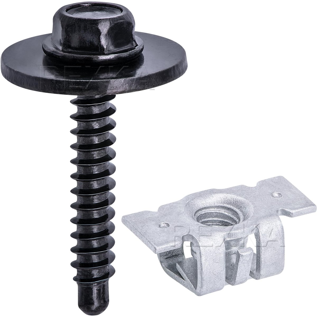 Rexka 20 Sets M4 2x1 41x25 Multi-purpose Bolt U Nuts 11609952 11547421 For Gm Chevy Hummer Buick Cadillac Saturn Gmc