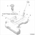 Polaris Rzr Strap-fuel Tank Ecoat Genuine Oem Part 5263932-329 Qty 1