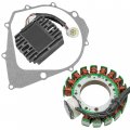 Caltric Stator And Regulator Rectifier With Gasket Compatible Yamaha Moto-4 350 Yfm350 1990-1994