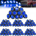 100 Pieces 3 4 Round Led Side Marker Lights Leds Front Rear Indicator Turn Signal Ip68 Waterproof For Truck Trailer Lorry Bus 
