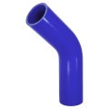 1 Pcs 45mm 77 Id 120mm 4 72 Length 45 Degrees Blue Car Silicone Hose Coolant Universal 