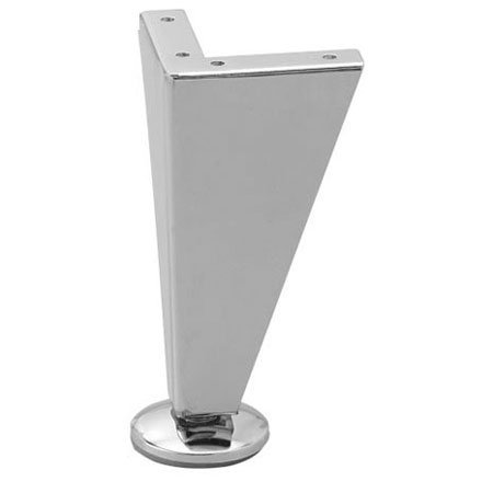 Tablelegsonline 6 150 Solid Decorative Furniture Leg Polished Chrome