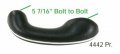 Stock Arm Rests Fits Beetle 58-67 Black Pair Compatible With Dune Buggy