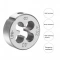 Uxcell Round Threading Dies 9 32 -40 Unf Alloy Tool Steel Machine Thread Repair Hand