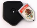 Mexico Mx State Flag Car Truck Black Shield Grill Badge Grille Mount Emblem Country