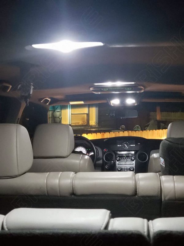Brishine White Interior Led Lights Kit For Honda Passport 2019 2020 2021 Super Bright 6000k Light Bulbs Package Install Tool