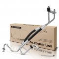 A-premium Inlet And Outlet Automatic Transmission Oil Cooler Line Hose Assembly Compatible With Saturn Vue 2008 2009 2010 2 4l