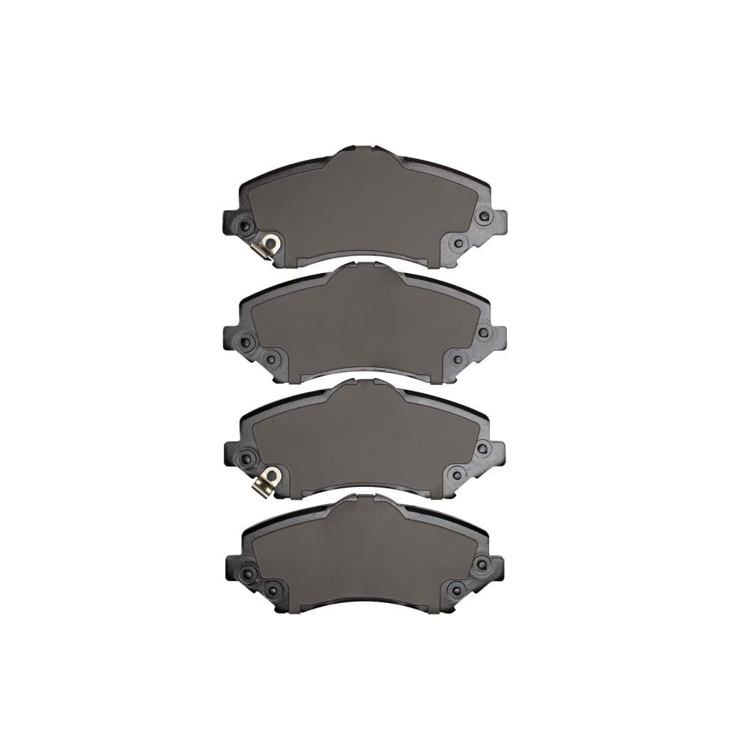 Front Brake Pads For Dodge Nitro 2007 2011 Ceramic Friction Mechanical Wear Sensor 5 77 In Inner And Outer Pad Width 5000