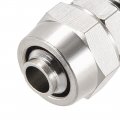 Uxcell Flared Tube Fitting Union G1 4 X 10mm Od Reusable Hydraulic Straight Hose End Male Fittings