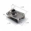Vaguelly 80pcs Self Tapping Screws-tapping Spire U Clip Self Nut Springs Kit Screw Assortment Accessories Interiors Manganese