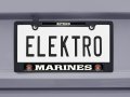 Marines Retired Black Plastic License Plate Frame