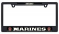 Marines Retired Black Plastic License Plate Frame