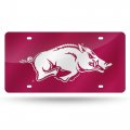 Rico Industries Ncaa Arkansas Razorbacks Laser Inlaid Metal License Plate Tag 6 X 12 
